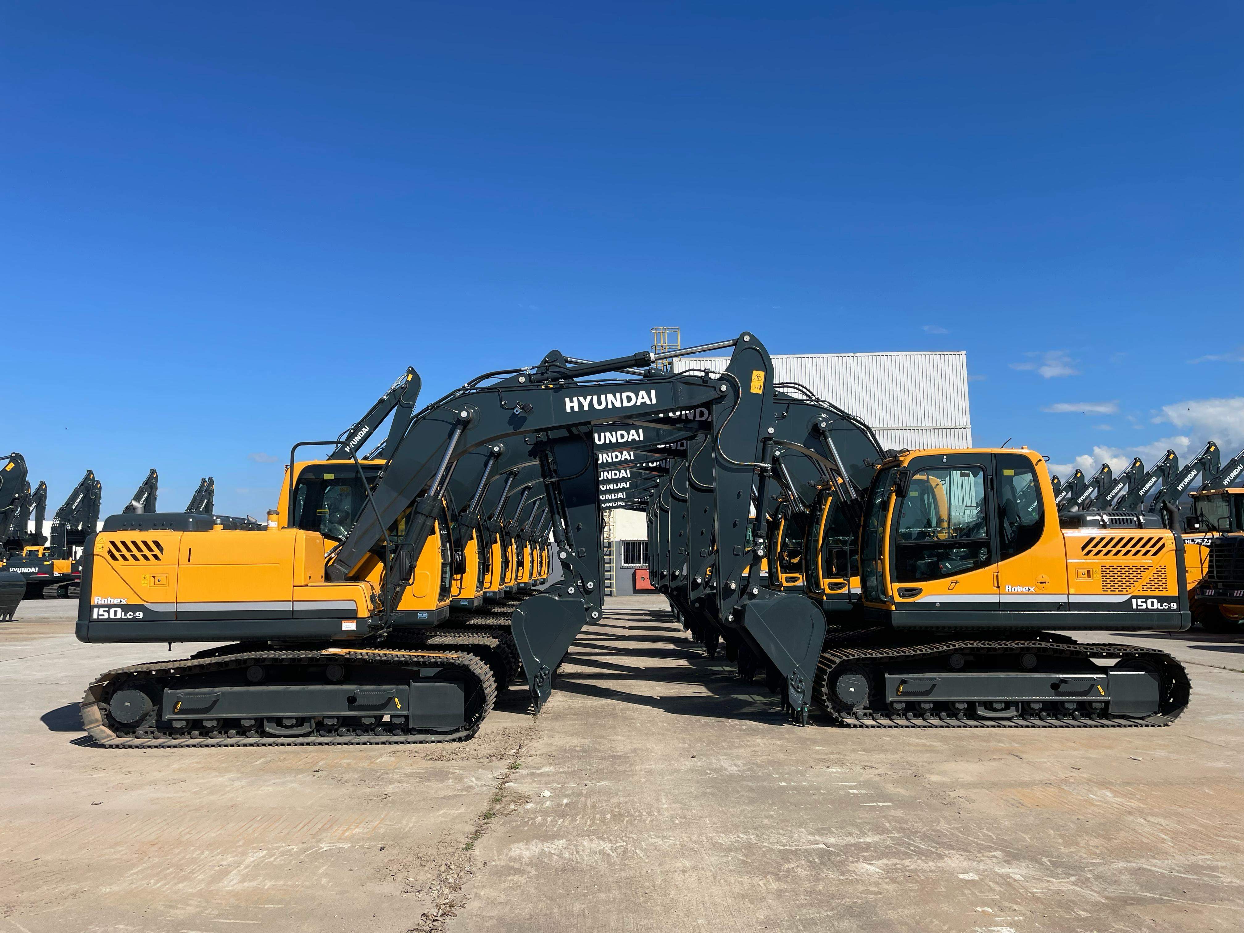 Escavadeiras Hyundai